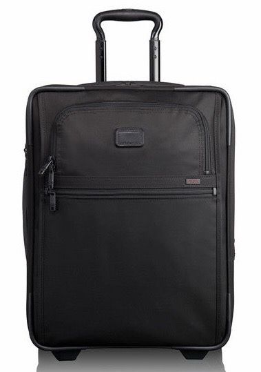 Tumi Alpha 2 Black Ballistic Travel Continental Exp 2 Wheel Carry On Rolling Suitcase Luggage