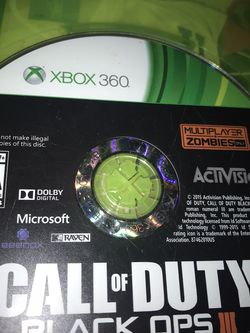 Call Of Duty Black Ops 3 Xbox360