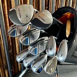 Adams Idea Golf Club Set - Mizuno Sand Wedge, Titleist Putter