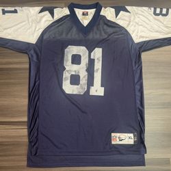 Vintage Reebok Terrell Owens #81 Dallas Cowboys NFL Throwback Jersey Men’s XL