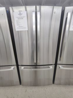 GE 24.7 cu. ft. French Door Refrigerator In FingerPrint Resistant Stainless Steel, ENERGYSTAR