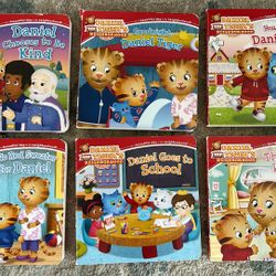 Set Of 6 Daniel Tiger Board Books