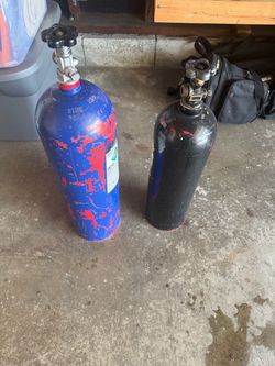 Helium tanks