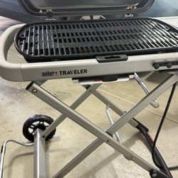 Weber Traveler Portable Propane Gas Grill