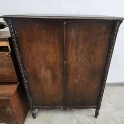 Antique Wardrobe Cabinet