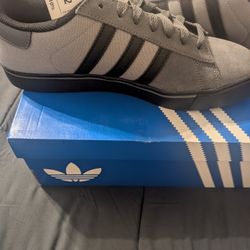 Adidas Men's Campus Vulc Grey Black Classic Casual Shoes JQ6359 Size 11