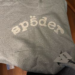 Brand New Grey Vvs Sp5der Hoodie