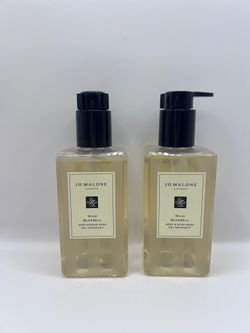 Set of 2 Jo Malone Wild Bluebell Body Hand Wash 8.5oZ / 250 mL  New