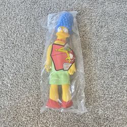 Vintage 1990 The Simpsons Burger King Marge Simpson Doll Plush Figure SEALED