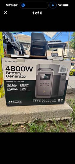 EcoFlow DELTA 2 Max 4800W Battery Generator