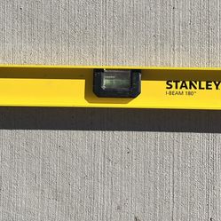 2 Foot Stanley Metal Yellow Level