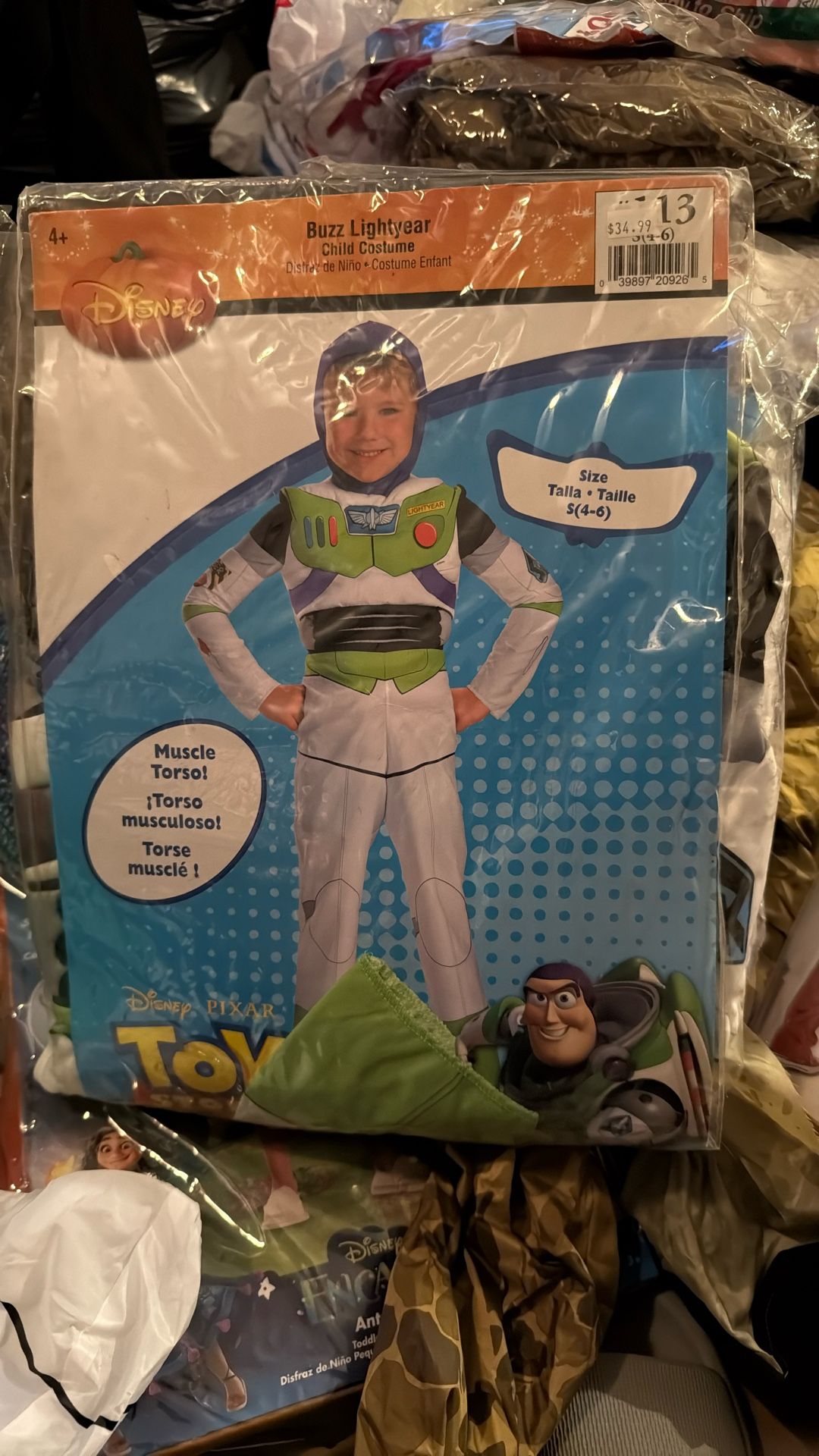 Kids Buzz Lightyear  Halloween Costume Size 4–6