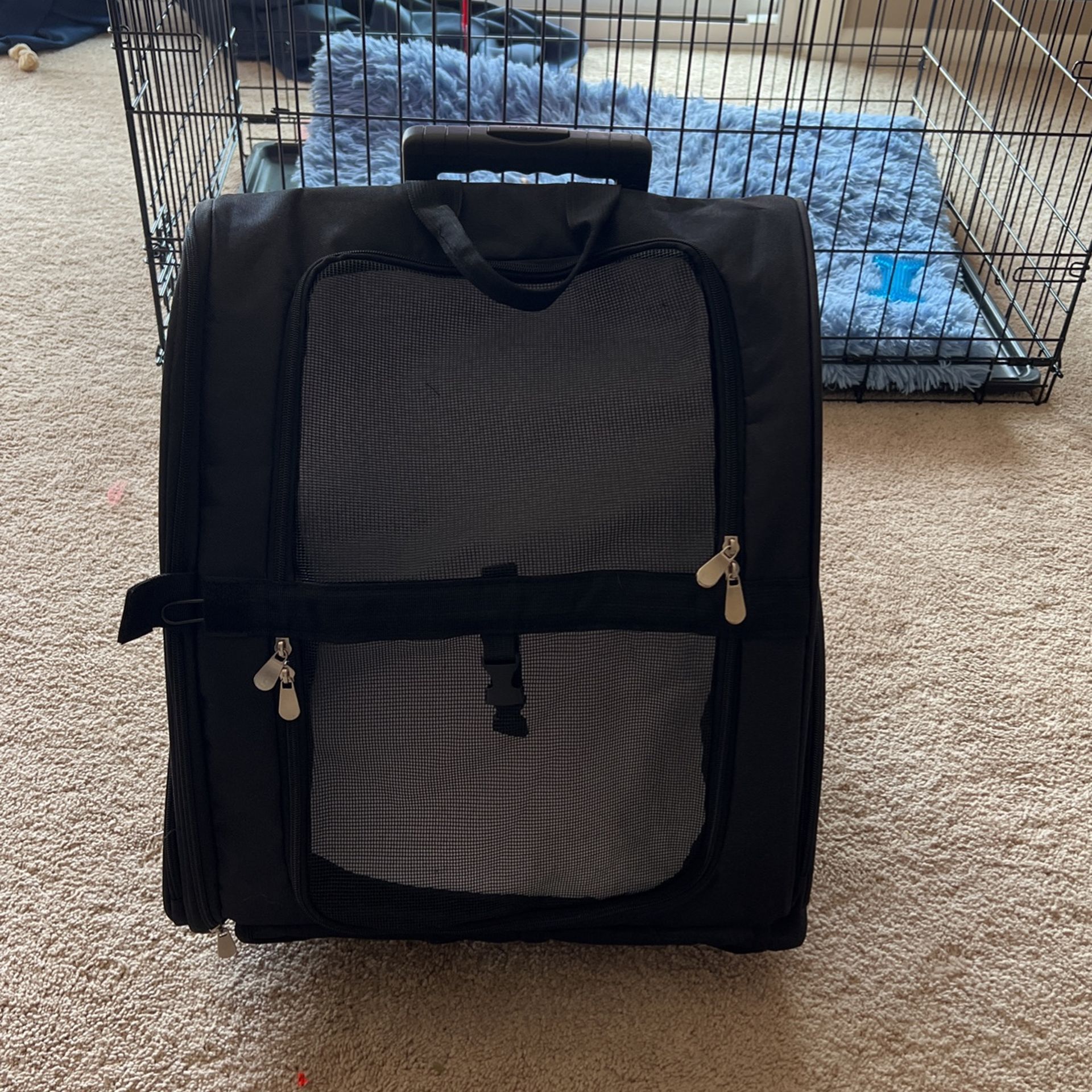 Backpack Pet Carrier With Stroller