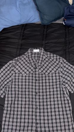 PLAID SHIRT - Black ZARA