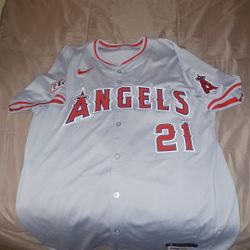 Game Used Angel Jersey.