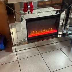 EMMA MIRRORED FIREPLAC