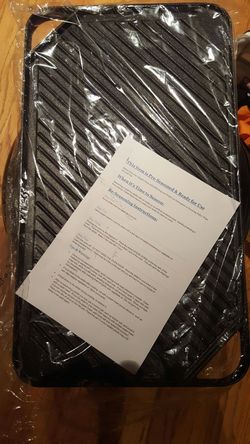 cast iron grill 20in. Brand new rectangle skillet