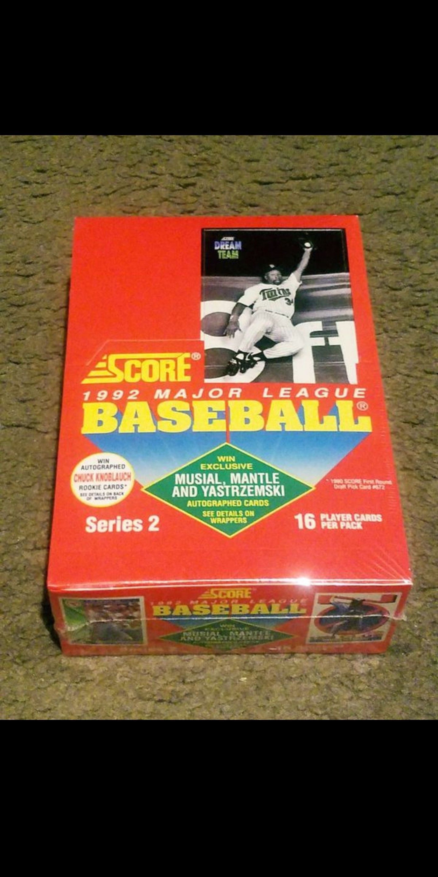 1992 baseball cards series 2 score major league