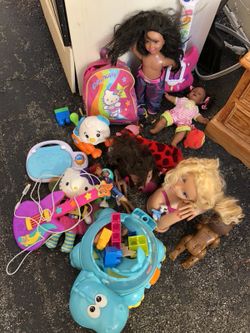 Tote full of toys
