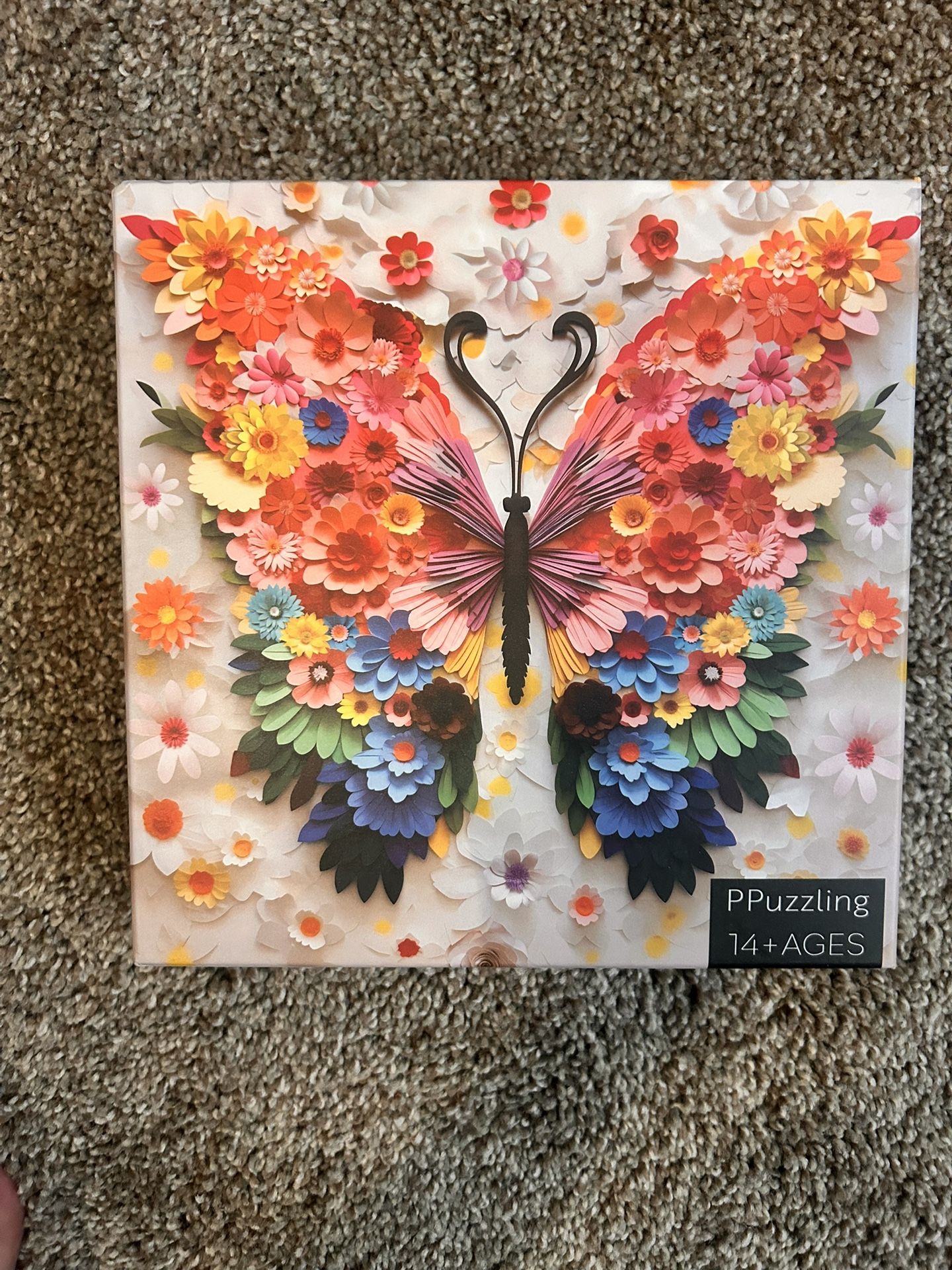 PPuzzling - Flower Butterfly - 1000 Piece Puzzle