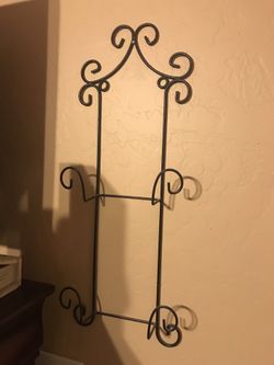 Decorative plate rack