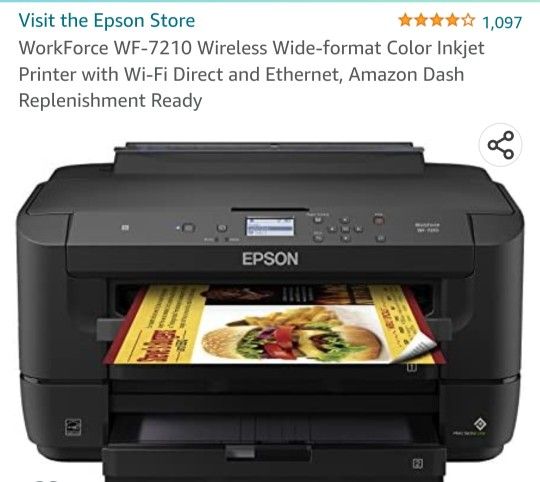 Epson WF-7210 Printer