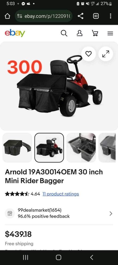 Mini Rider Bagger