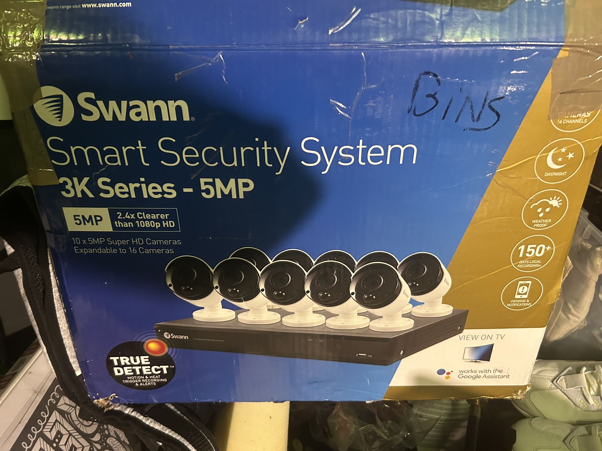 swann security system 3k series 5mp