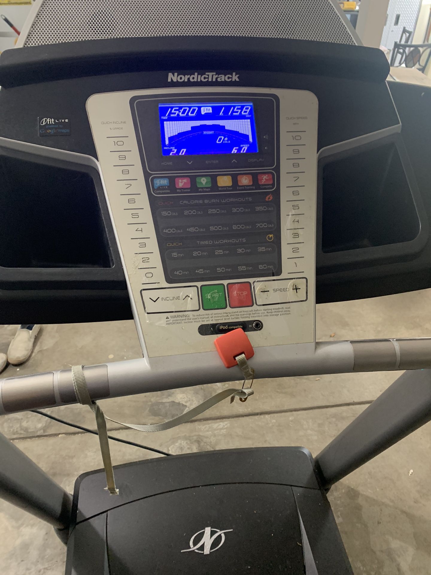 Nordictrack 5.5 treadmill