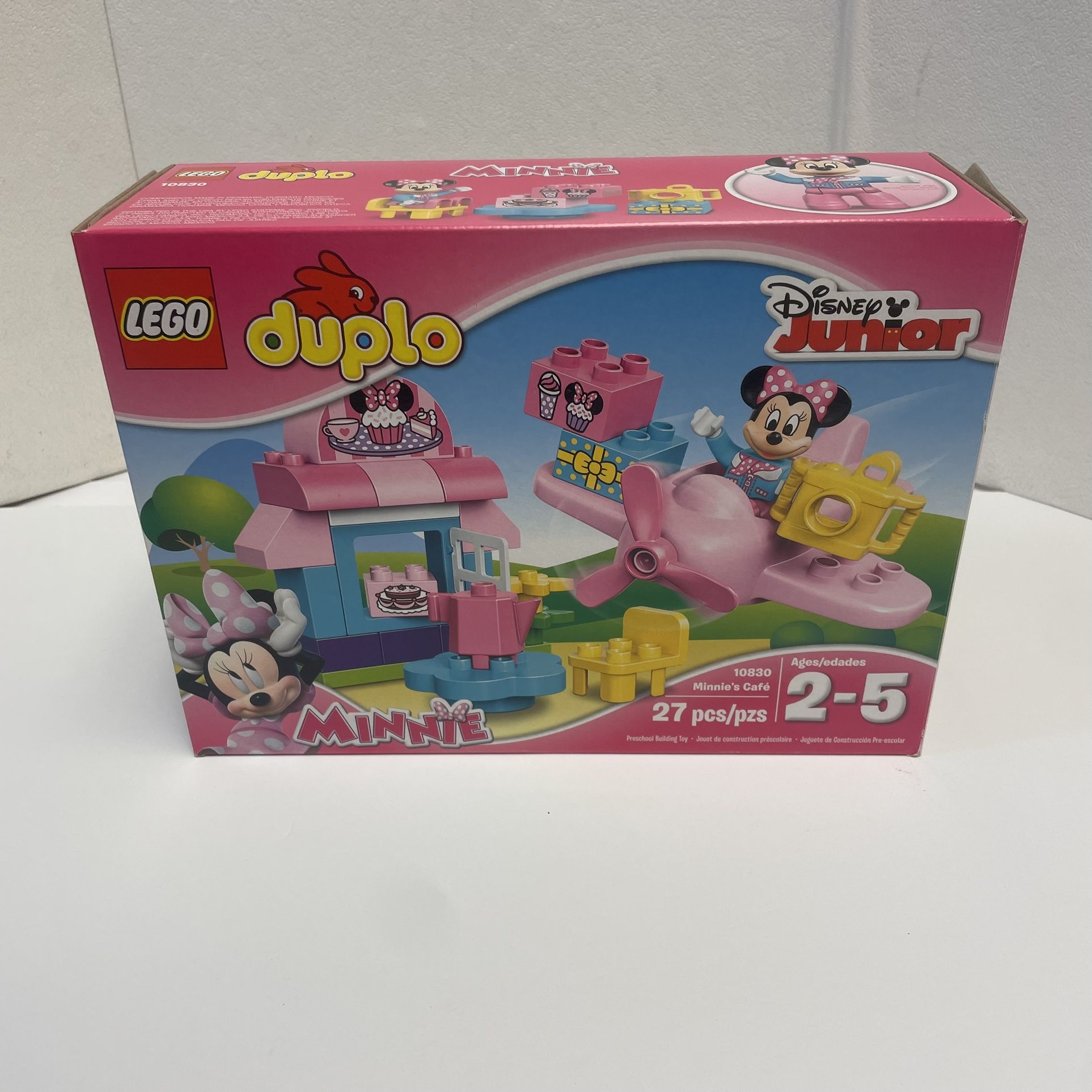 Lego 10830 Mickey Mouse Clubhouse Minnie's Cafe DUPLO Minnie Plane Camera NEW