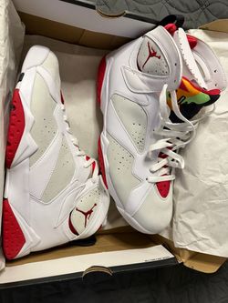 Air Jordan 7 White Red Sneakers