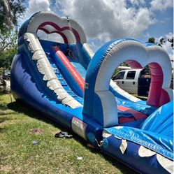Party Slide With Pool