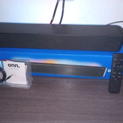 20" Onn Blast 2.0 Led Soundbar 2 Speakers