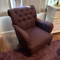 Purple Armchair 