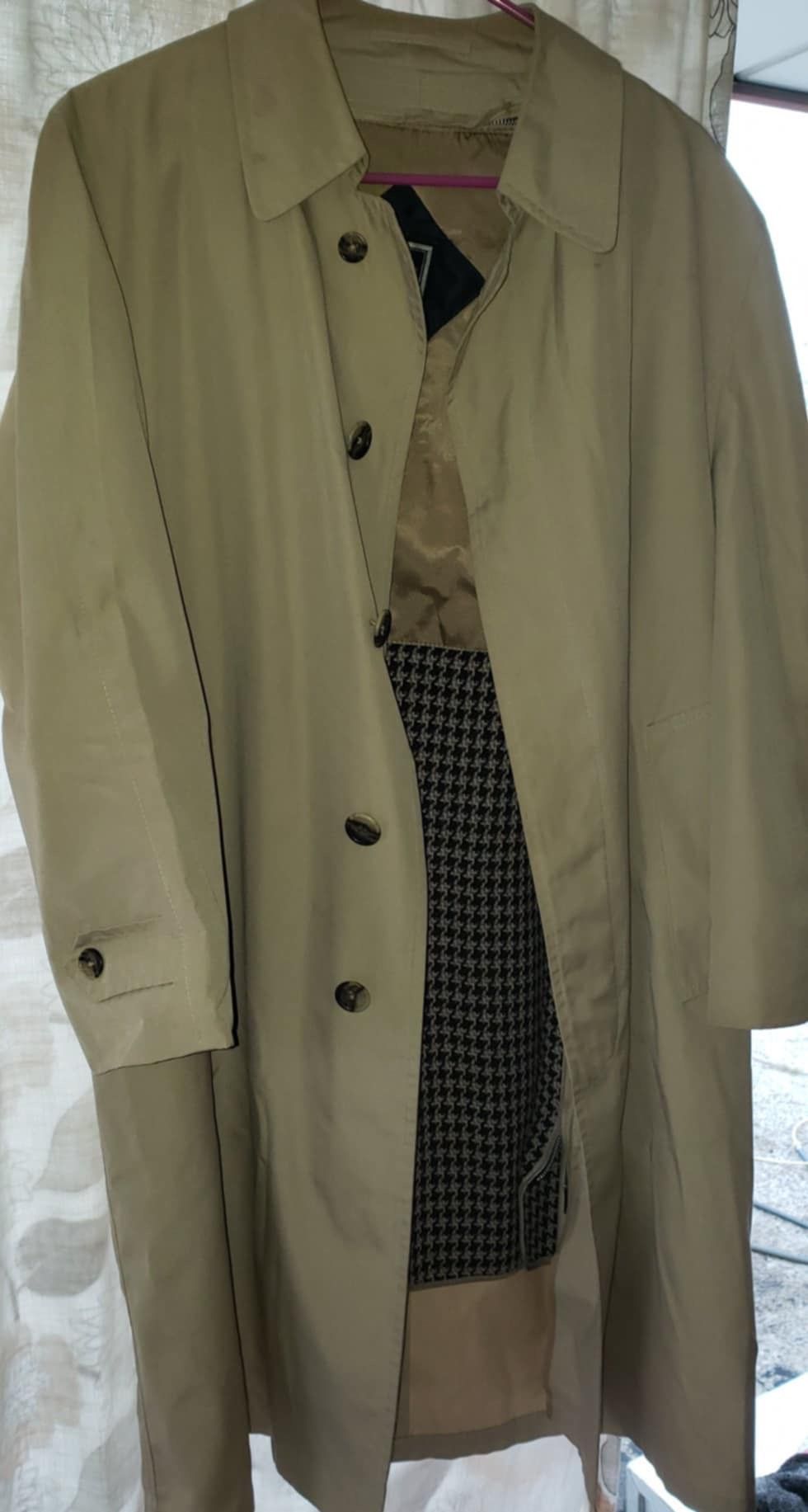 VGC Men’s 40s Trench Coat w/removable Liner