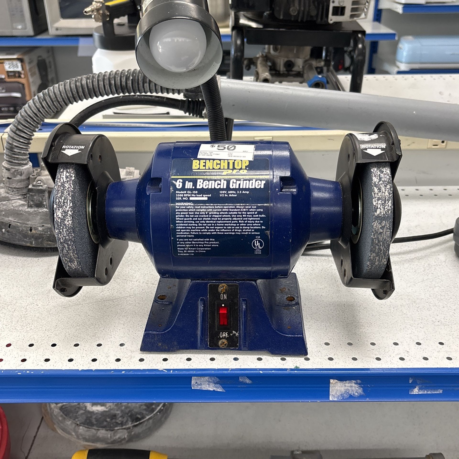 6 In Bench top Grinder