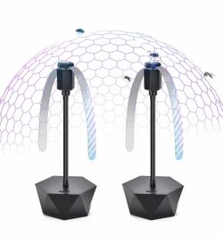 2 GUIDOT Fly Bug Fans for Food Tables, Fly Control Spinner Table Top Keep Flies Away from Patio Picnic Party Restaurant Kitchen Camping and BBQ
