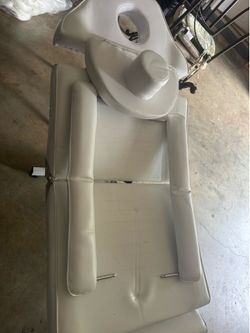 Facial Massage Table Spa Multifunction Beauty Bed Adjustable Massage Bed White
