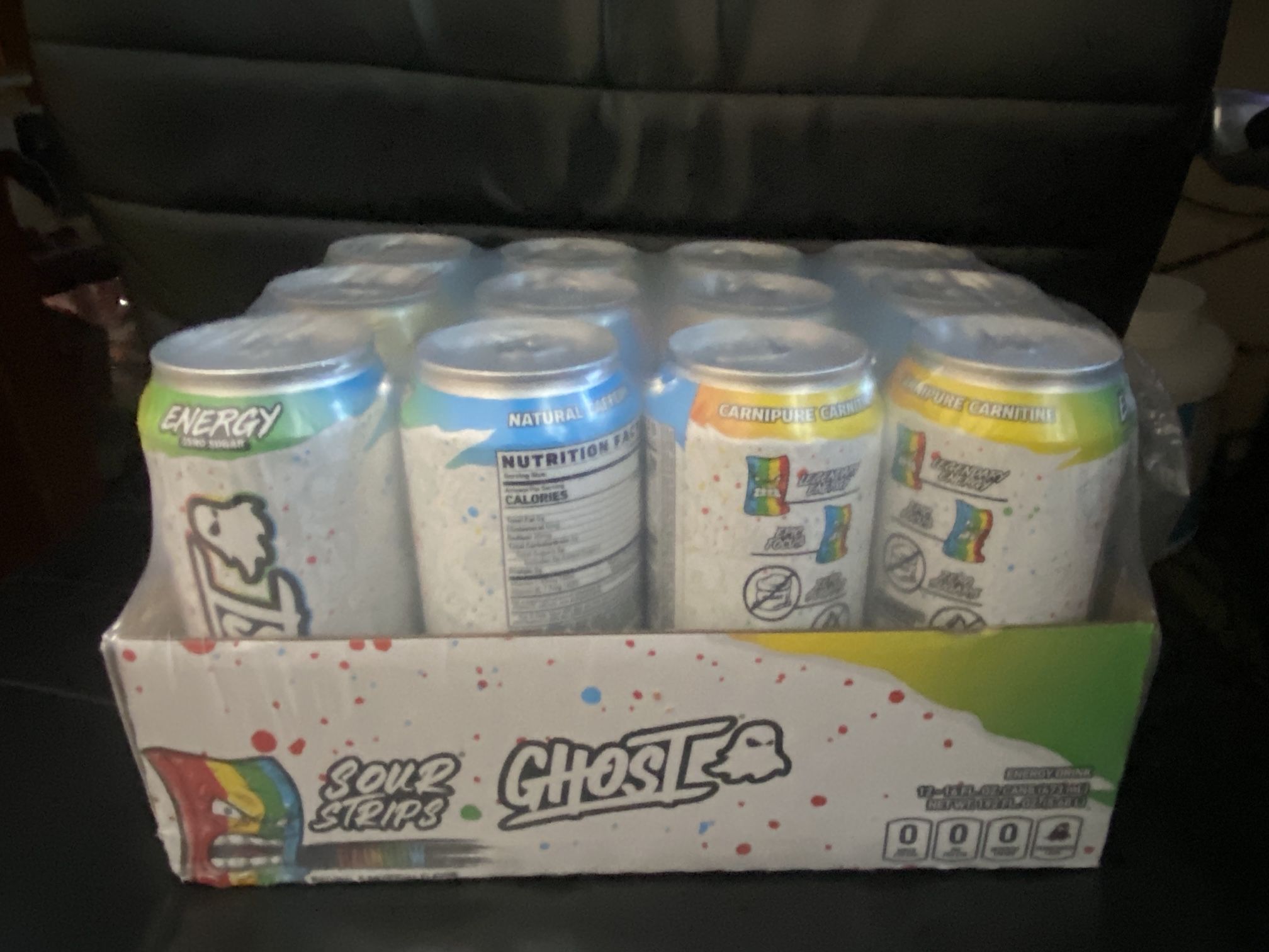 Limited Edition Ghost Energy Drink Sour Strips