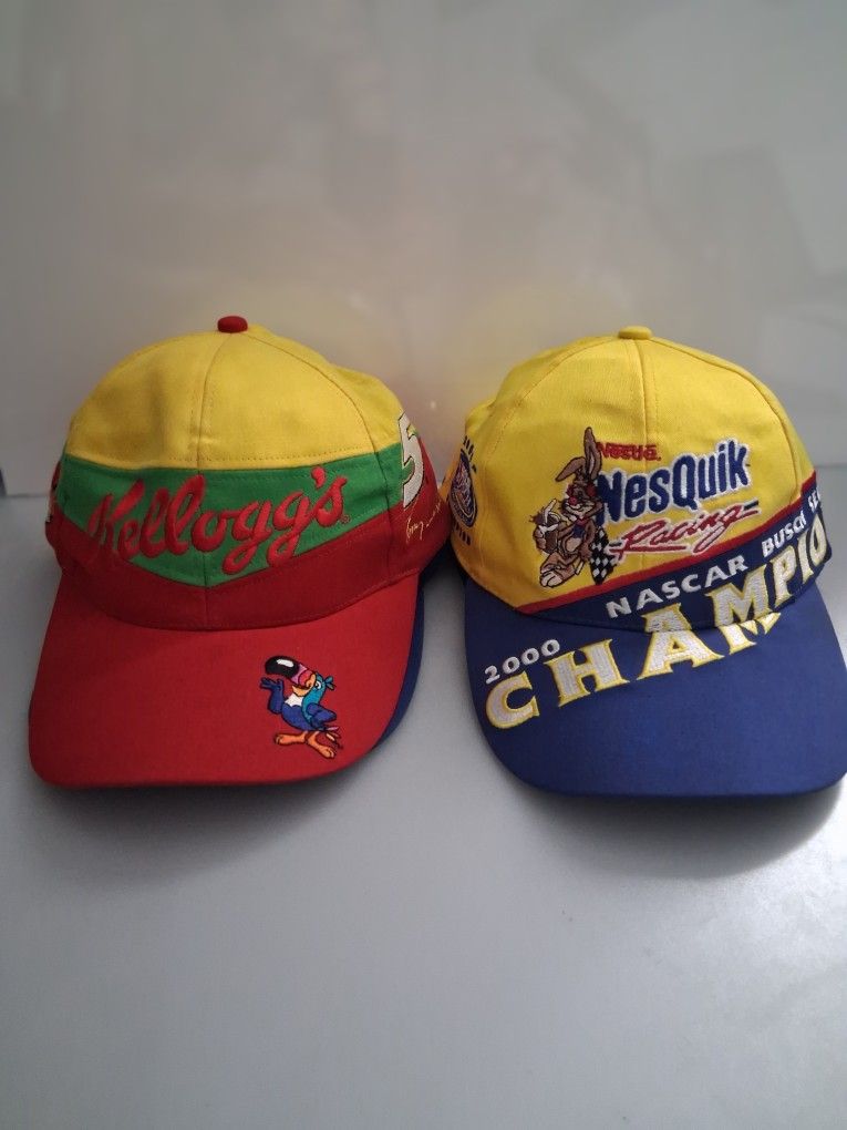 2000 Nascar Hats --new --both For $30
