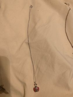 Ladybird 925 silver pendant with chain