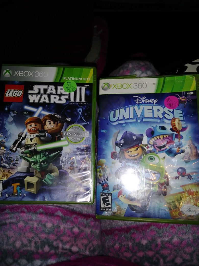 Xbox 360 games both