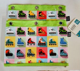 Roller Skate 3-Hole BINDER POUCH (2 Pieces)
