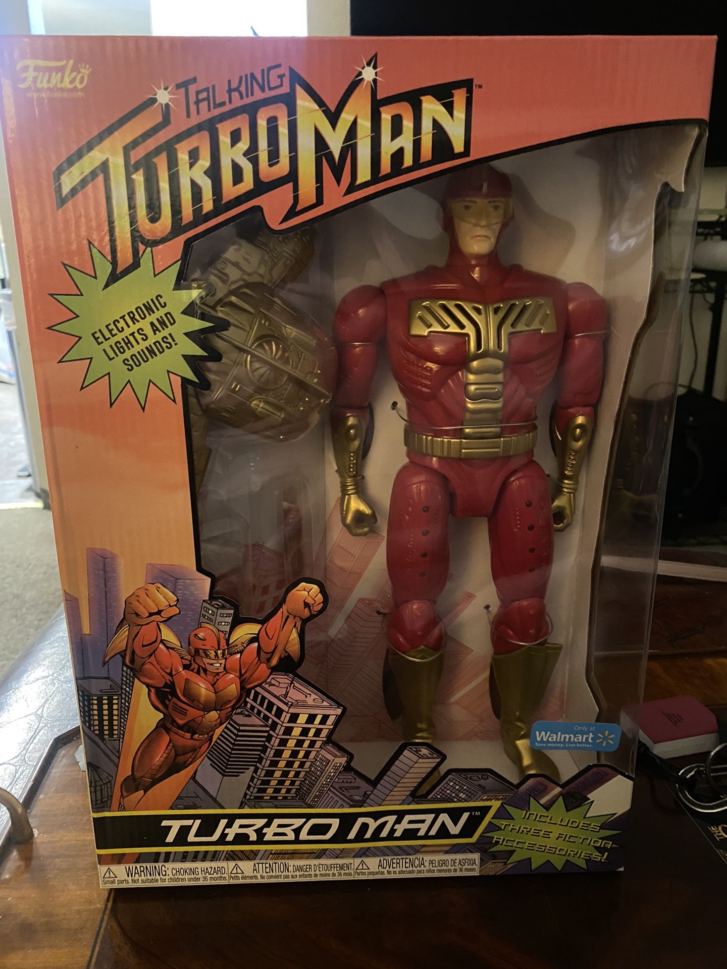 Funko Talking Turbo Man Deluxe Edition 13 1/2 Inches