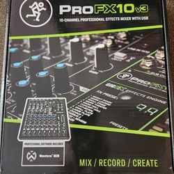 Mixer and 3 mics