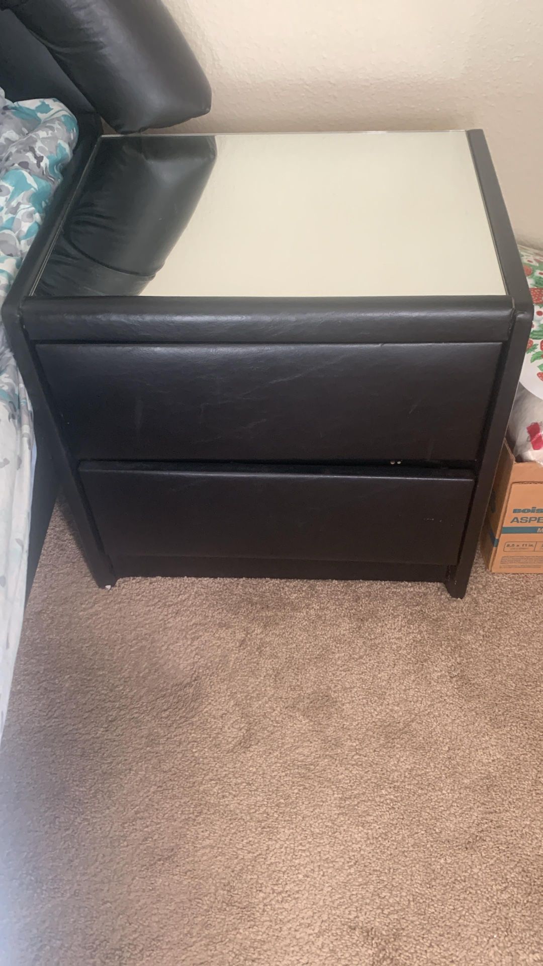 mirror Top nightstand