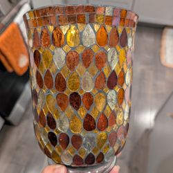 Thanksgiving Decorative Candle Vase 