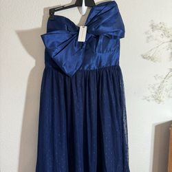 Anthropologie Hutch Tulle Bow-Tie Midi Dress Size 4
