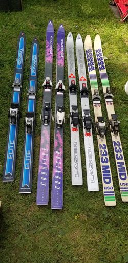 Snow skis 4 pair