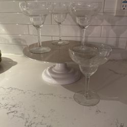 Princess House Margarita Glasses